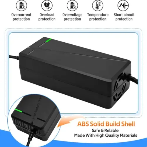 Cargador rápido de batería de 42 V y 3 A para baterías de litio de 36 V. 7's photo #1