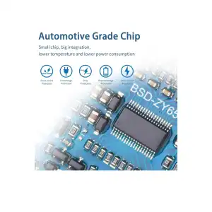 24S BMS 72V 50A Lifepo4 Sistema de gestión de baterías PCB placa de protección con cable de equilibrio y NTC, diez protecciones funcionales, puerto común, para batería Lifepo4 (24S 72V 50A) miniatura 5