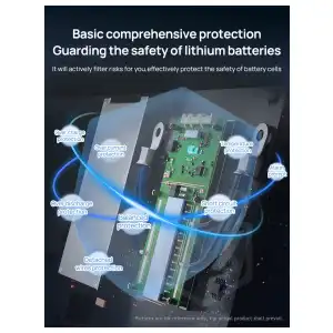 Bms 8 a 22s ant bms inteligente ...apk para el control adecuado de su bateria miniatura 9