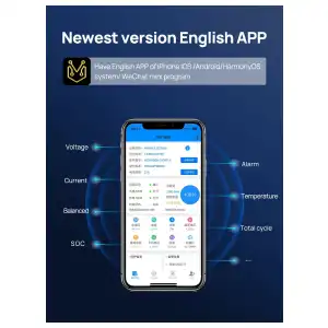 Bms 8 a 22s ant bms inteligente ...apk para el control adecuado de su bateria miniatura 11