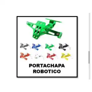 PORTA CHAPA ROBOTICO miniatura 1